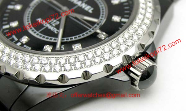 偽物CHANELシャネル時計 スーパーコピーJ12 オートマティック ダイアベゼル H2014