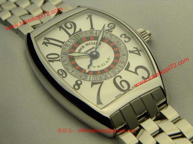 FRANCK MULLER フランクミュラー スーパーコピー時計 ヴェガス ホワイトダイヤル 6850VEGAS