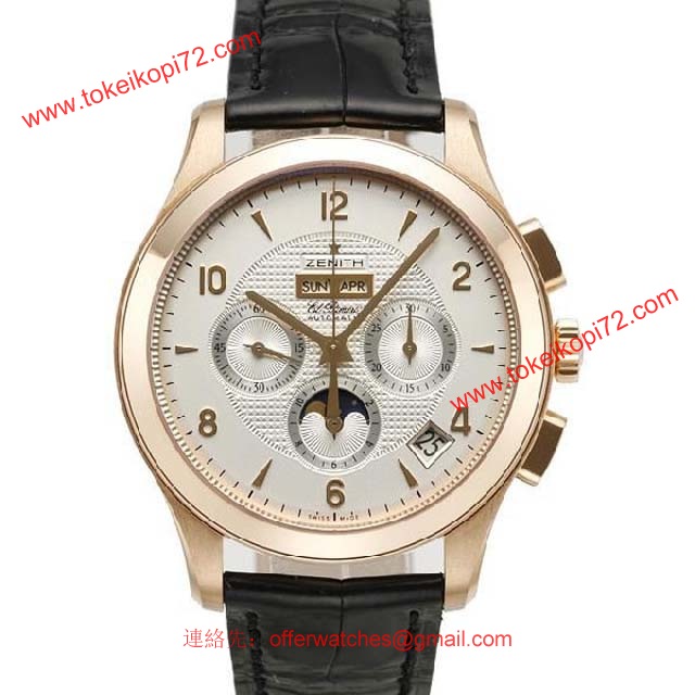 ゼニス 腕時計コピー人気ブランド　クラス ムーンフェイズ18.0510.4100/02.C492.GB_(