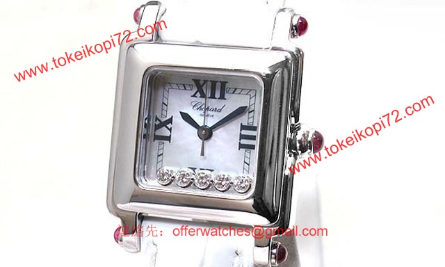 (CHOPARD)ショパール 時計 コピー ハッピースポーツスクエアミニ 27/8892-3019