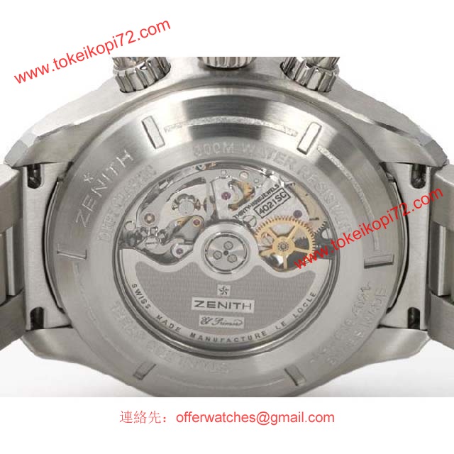 ゼニス 腕時計コピー人気時計 デファイ クラシック クロノエアロ エルプリメロRef.03.0526.4000/01.M526