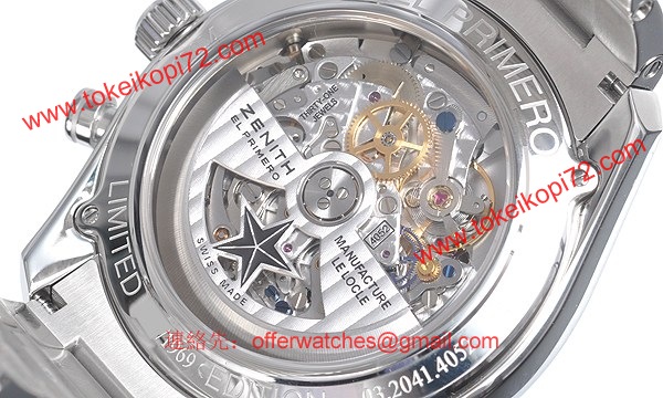 人気ゼニス腕時計コピー エルプリメロ ストライキング 10ｔｈ クロノグラフ 世界限定1969本03.2041.4052/ 69.M2040
