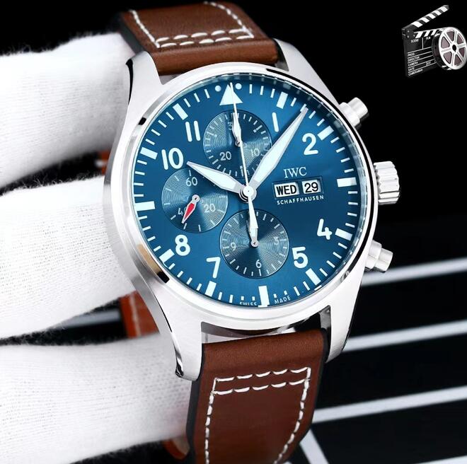 【クラシックアップグレードV2バージョン】コピーIWC IWC3777パイロットクロノグラフ7750ムーブメント