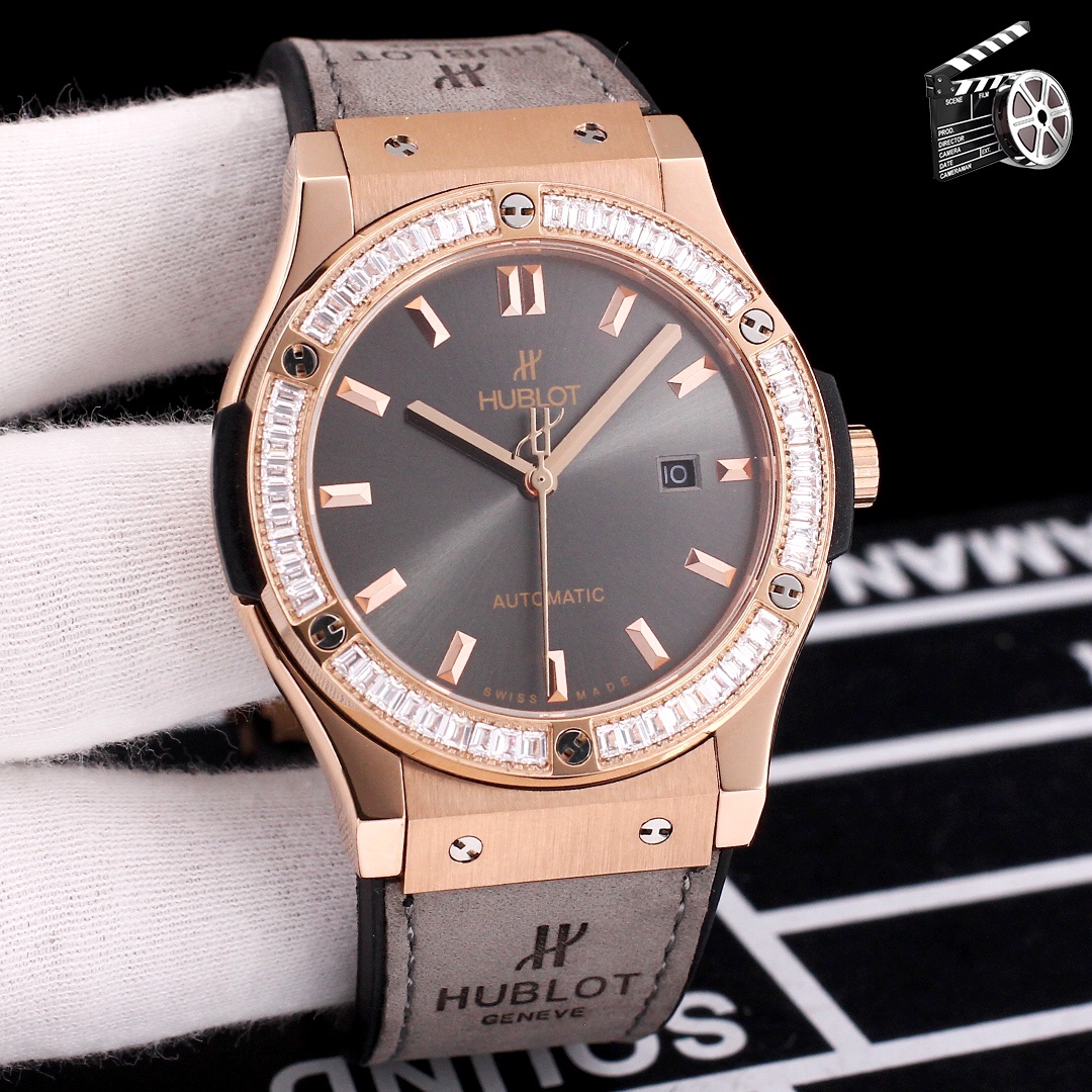 ウブロスーパーコピー腕時計 クラシック フュージョン 極薄刻印ダイヤモンドH100958[2]