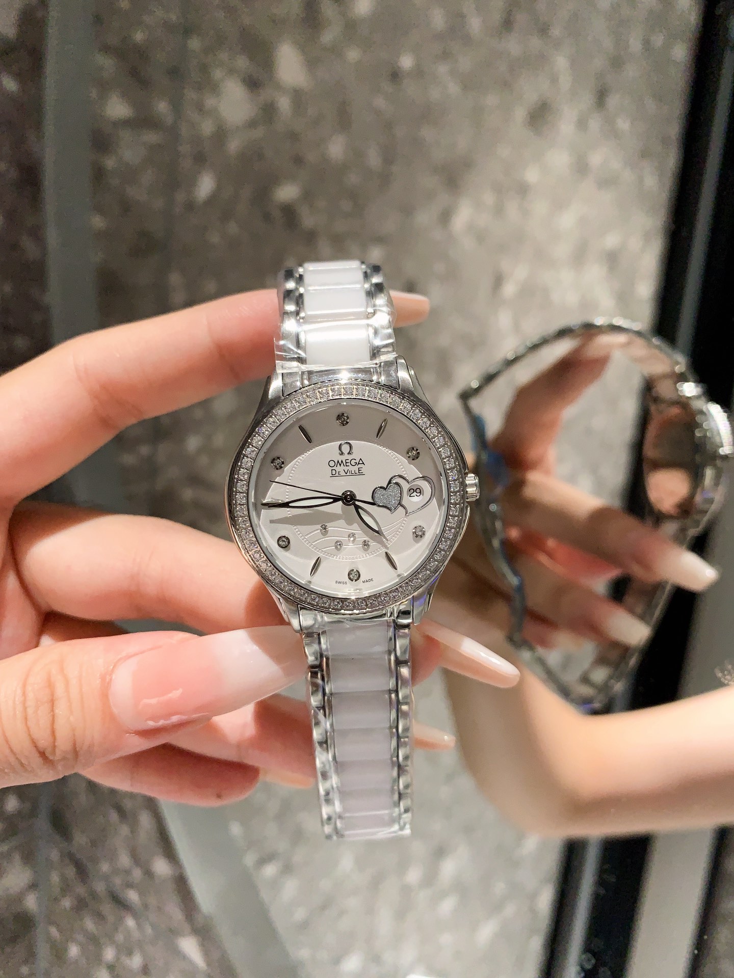 レディースオメガコピー腕時計非常に人気がありO11566[2]