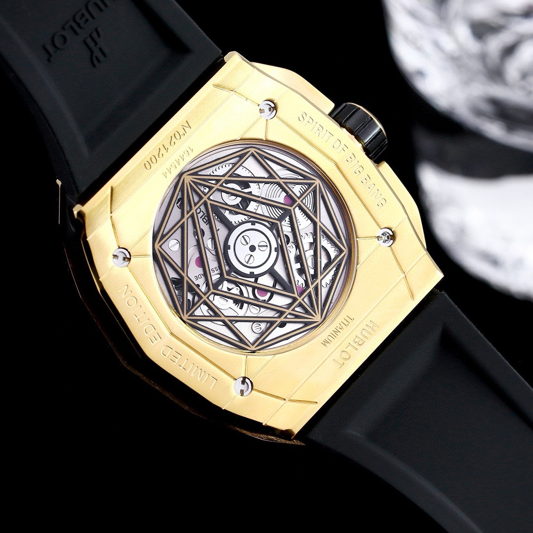 HUBLOT x サン ブルー タトゥー幾何学模様ケースH82n700[7]