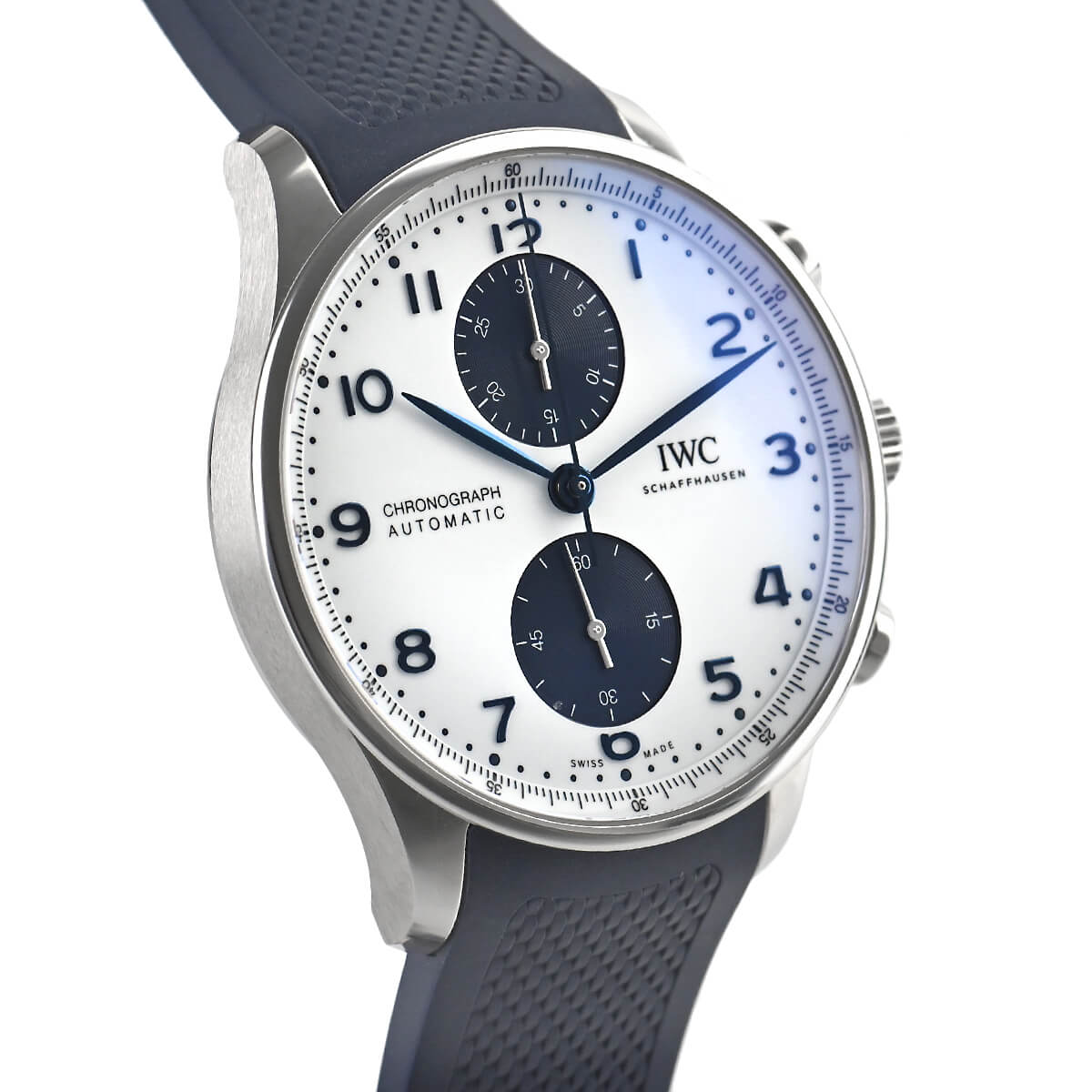 【青いラバーストラップ】IWC ポルトギーゼ・クロノグラフ IW371620[2]