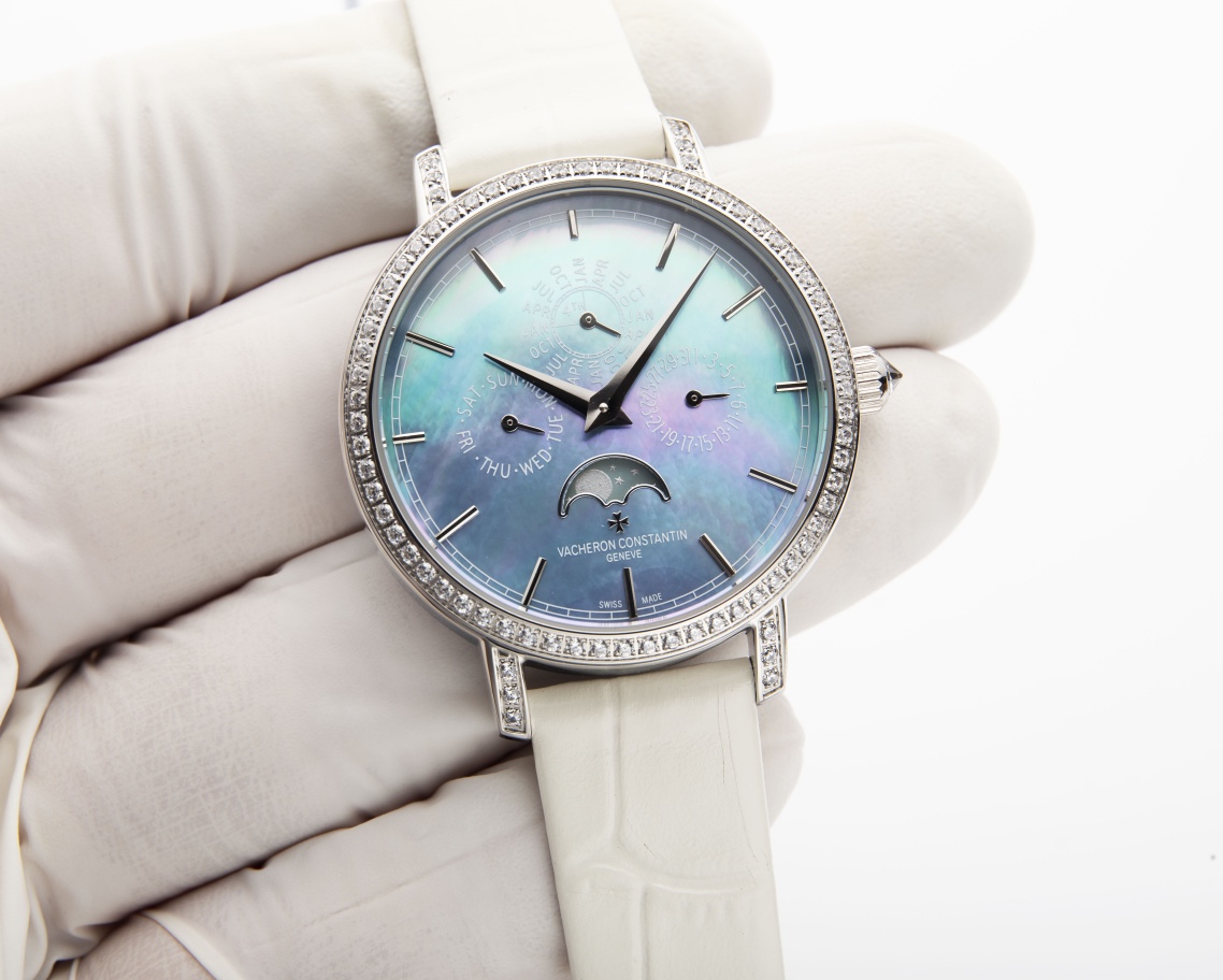 女性用時計、高品質ヴァシュロンコンスタンタン 白いストラップ4305T