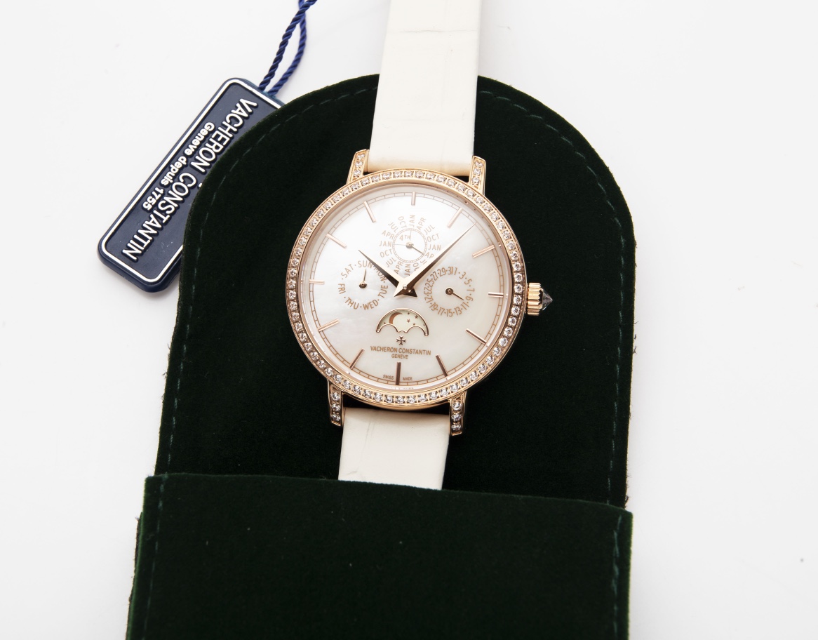 女性用時計、高品質ヴァシュロンコンスタンタン 白いストラップ4305T[4]
