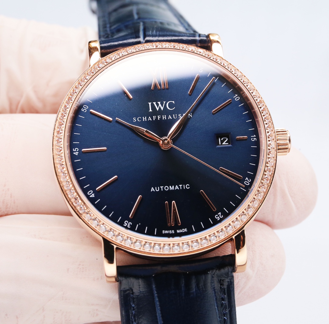 IWCブランドコピー時計イタリアンレザーストラップ40mm新品発見IW459877[1]