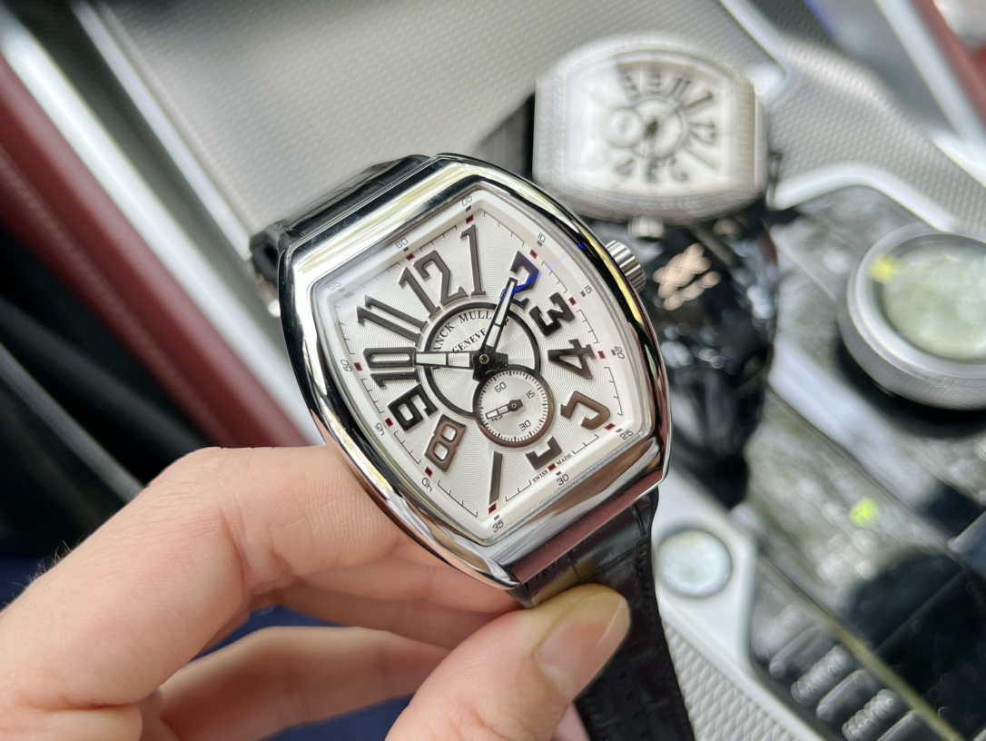 質感良好フランクミュラースーパーコピー時計 V45 SC DT牛革ストラップ267790J[2]
