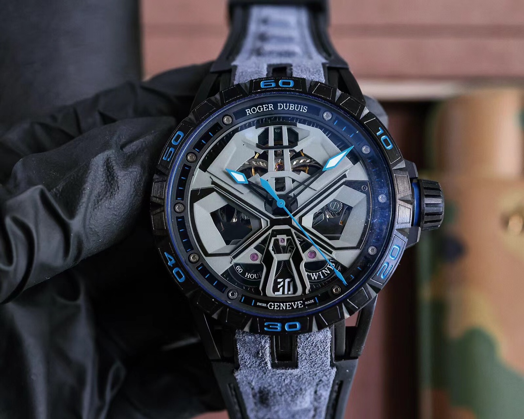 ROGER DUBUISコピー時計 エクスカリバー キング ピレリラバーストラップ最強品質9283R22[2]