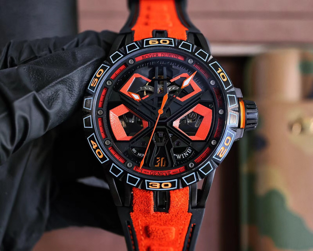 ROGER DUBUISコピー時計 エクスカリバー キング ピレリラバーストラップ最強品質9283R22[3]