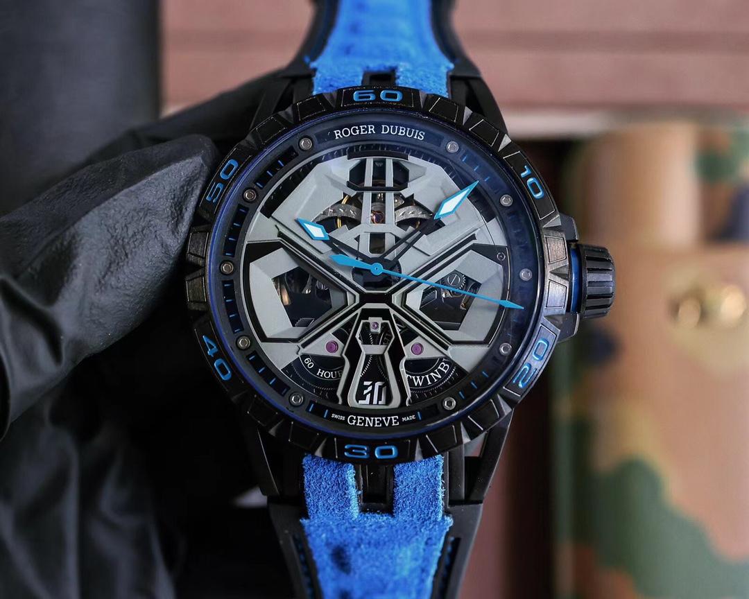 ROGER DUBUISコピー時計 エクスカリバー キング ピレリラバーストラップ最強品質9283R22[4]
