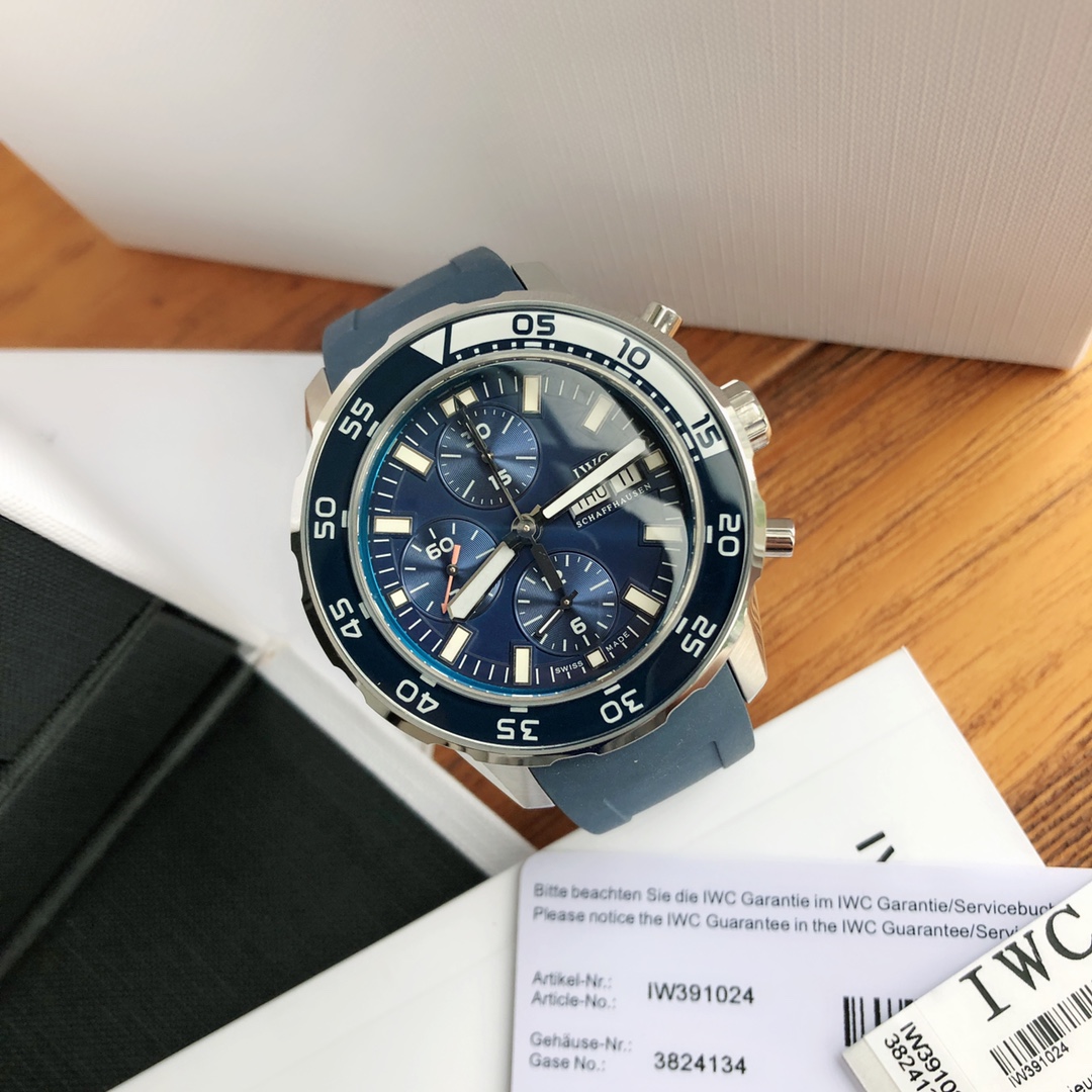 IWCコピー の 6 針アクアタイマーメンズ腕時計ダイビング IW79802-1[3]