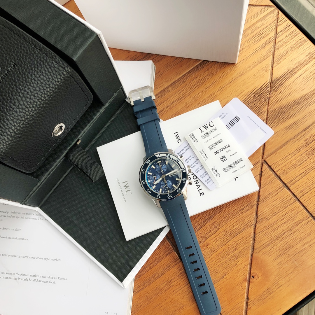 IWCコピー の 6 針アクアタイマーメンズ腕時計ダイビング IW79802-1[4]