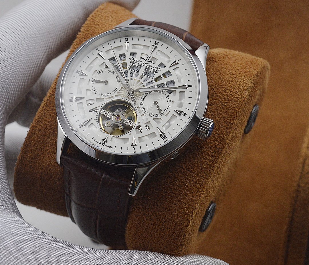 ブランド ジャガールクルトマスター 43mm 高級メンズ腕時計全自動機械式JL2031055[5]