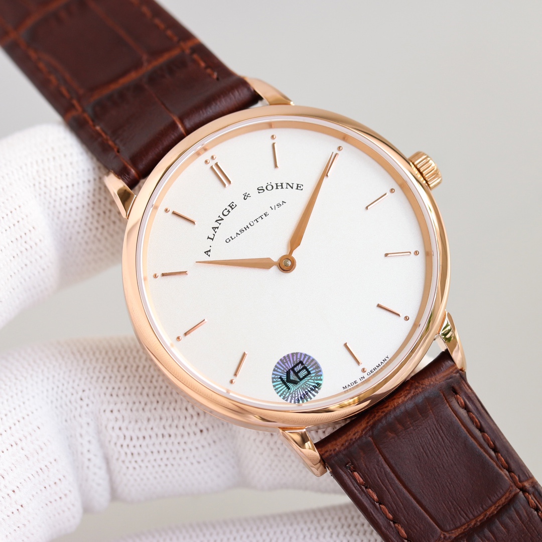 【素晴らしい外観】ランゲゾーネ激安 SAXONIA シンプルなスタイルA8922L52