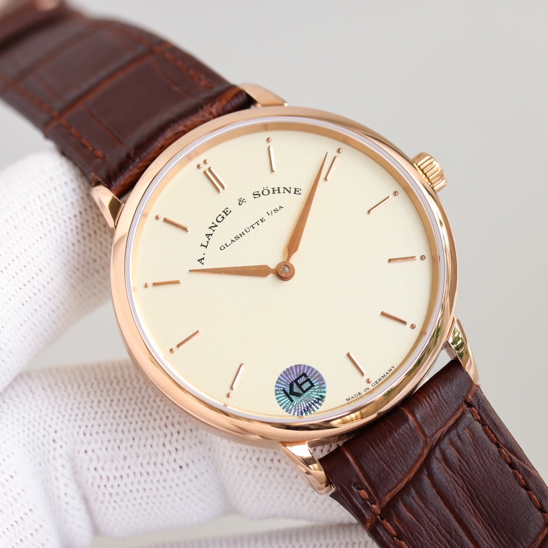 【素晴らしい外観】ランゲゾーネ激安 SAXONIA シンプルなスタイルA8922L52[5]