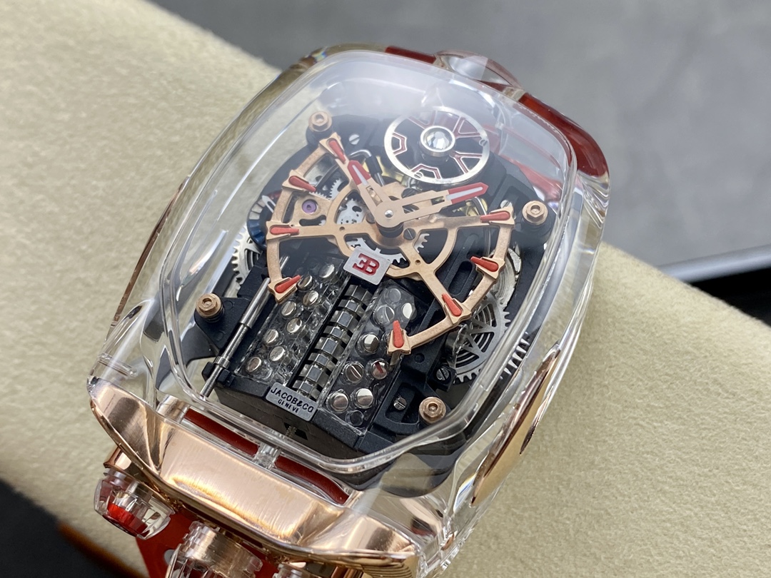 2024 ジェイコブコピー時計ブランド レッド W16 エンジン搭載2583FG【迅速な発送】[2]