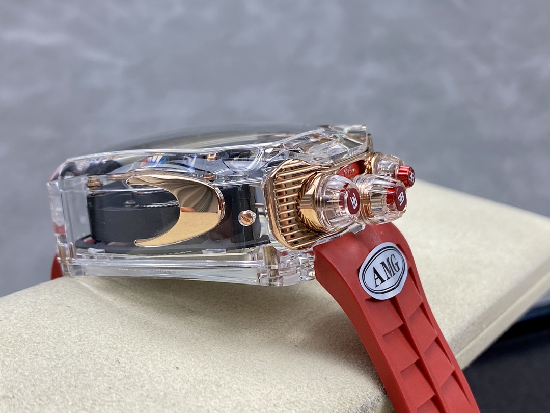 2024 ジェイコブコピー時計ブランド レッド W16 エンジン搭載2583FG【迅速な発送】[4]