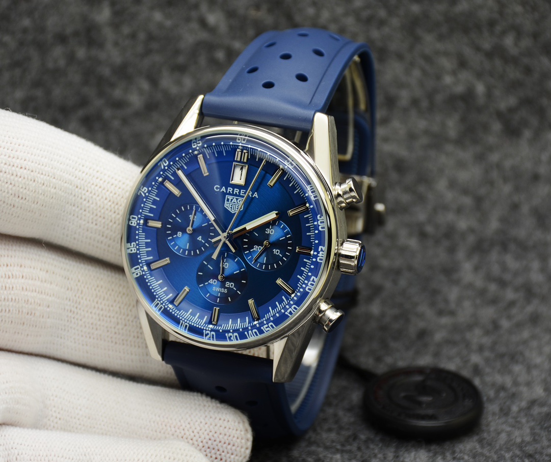 【新品メンズ腕時計】タグホイヤーN級 カレラ 42mm クロノグラフW3921.0292.09