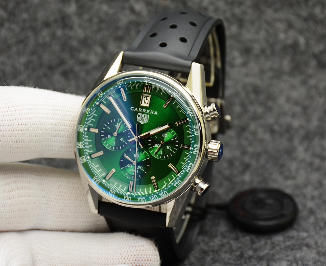 【新品メンズ腕時計】タグホイヤーN級 カレラ 42mm クロノグラフW3921.0292.09[2]
