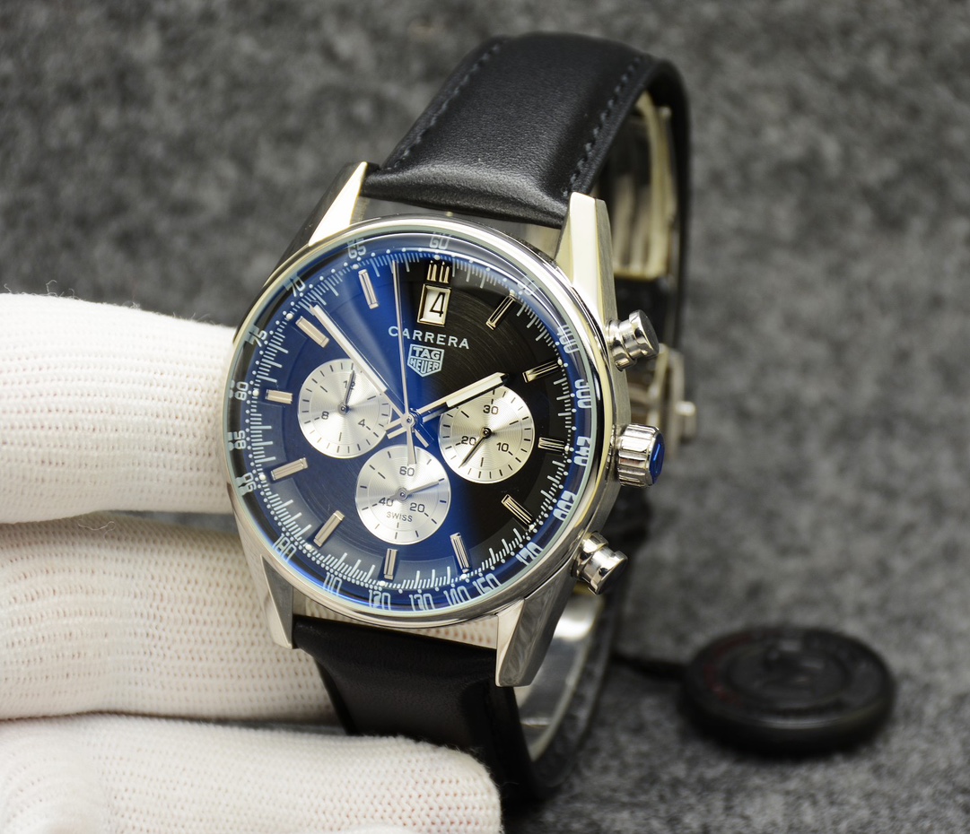 【新品メンズ腕時計】タグホイヤーN級 カレラ 42mm クロノグラフW3921.0292.09[3]