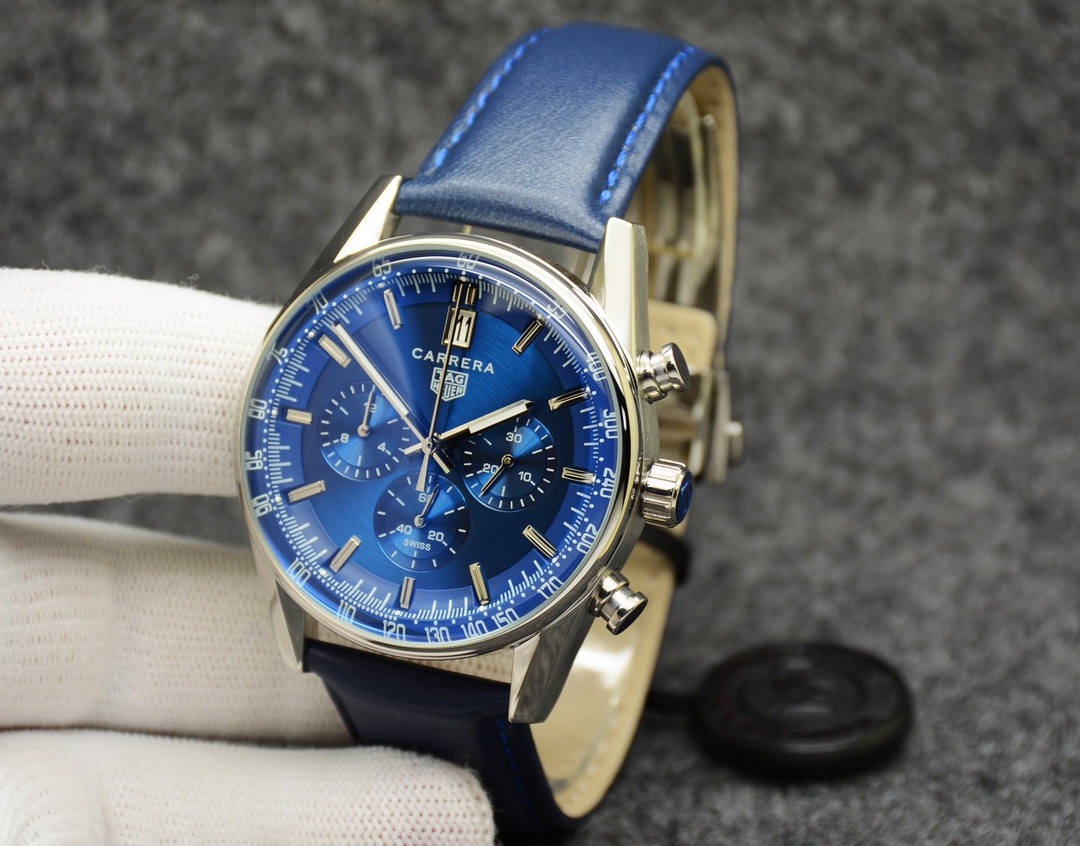 【新品メンズ腕時計】タグホイヤーN級 カレラ 42mm クロノグラフW3921.0292.09[4]