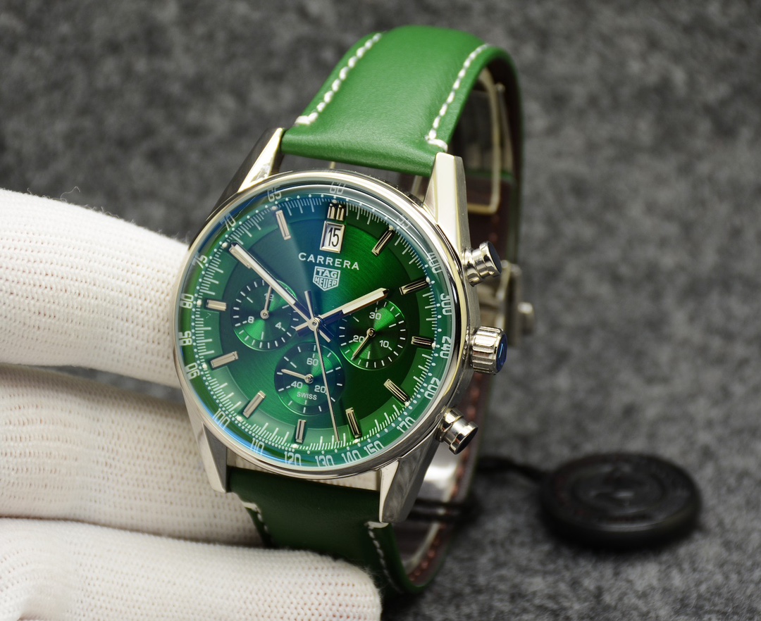 【新品メンズ腕時計】タグホイヤーN級 カレラ 42mm クロノグラフW3921.0292.09[5]