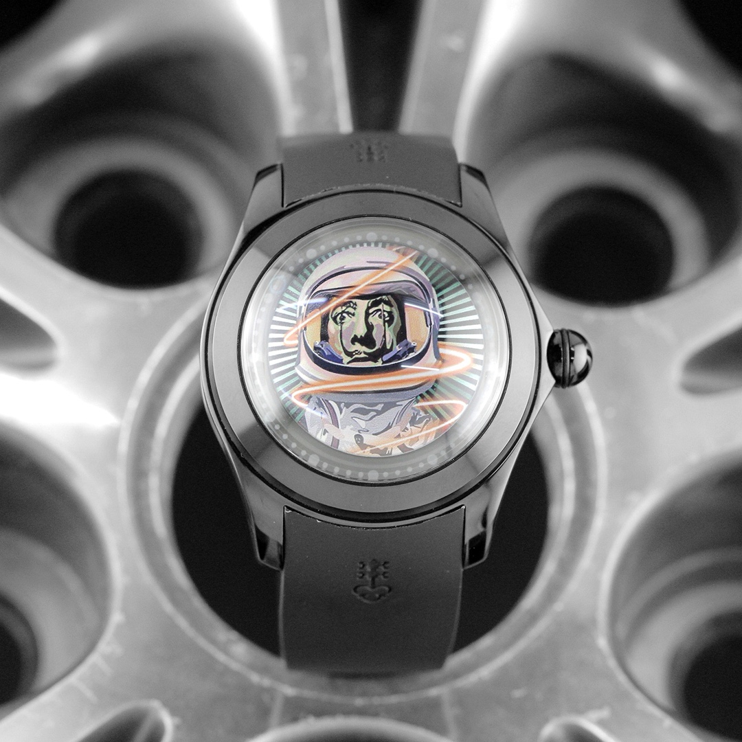 【地球魅力表現】コルムブランド時計 Bubble 47mm 厚みと大きなミラー6282810