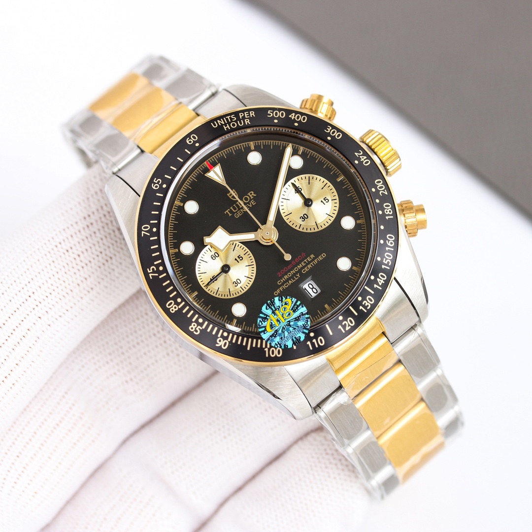 美品チュードルコピー高品質 ブラックベイ クロノ ステンレス クロノグラフ582U114[8]