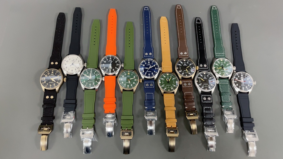 最大級IWC パイロット高級ブランドブルー文字盤 IW18920[5]