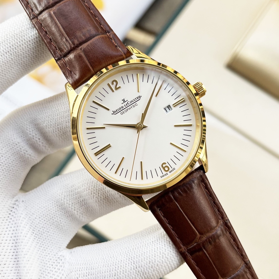 ブランドジャガールクルト優良店紳士専用 42mm 新しい三針時計729FK15[1]