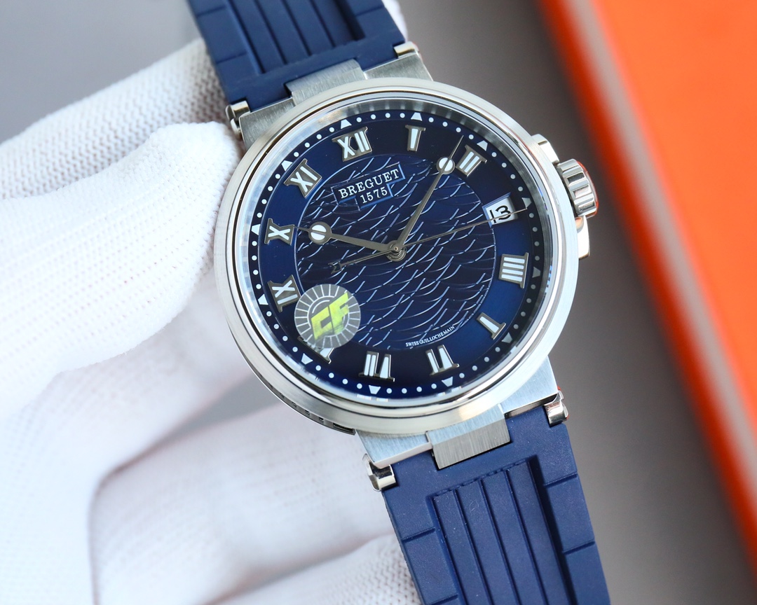 ブレゲ偽物最高級時計 マリーン ノーティカル 40mm 5517-25【777A 自動機械式】