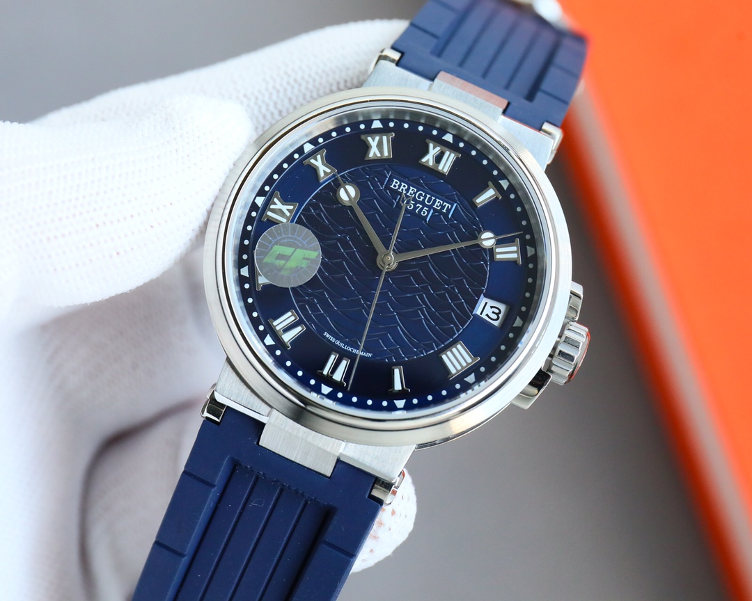 ブレゲ偽物最高級時計 マリーン ノーティカル 40mm 5517-25【777A 自動機械式】[1]