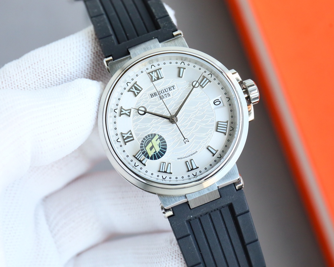ブレゲ偽物最高級時計 マリーン ノーティカル 40mm 5517-25【777A 自動機械式】[4]