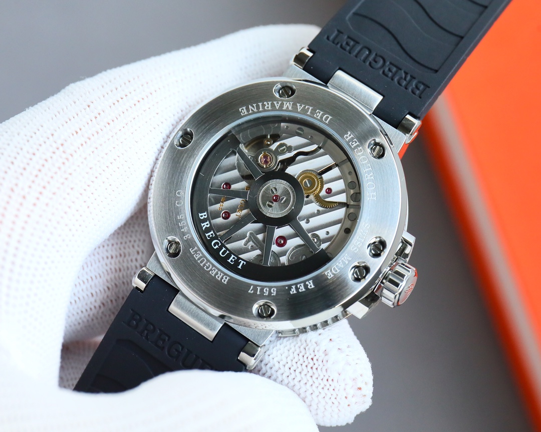 ブレゲ偽物最高級時計 マリーン ノーティカル 40mm 5517-25【777A 自動機械式】[5]