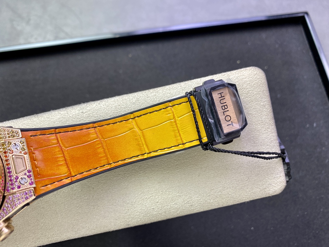 新作ウブロ  411.OX.9910.LR.0999 ビッグ・バン ウニコ キングゴールド レインボー 45mm[8]