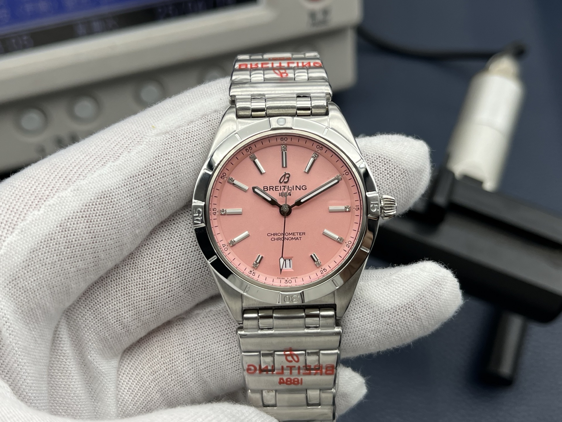 高級時計ブライトリングコピーA10380101L1A1-002 ピンク オートマチック 36mm