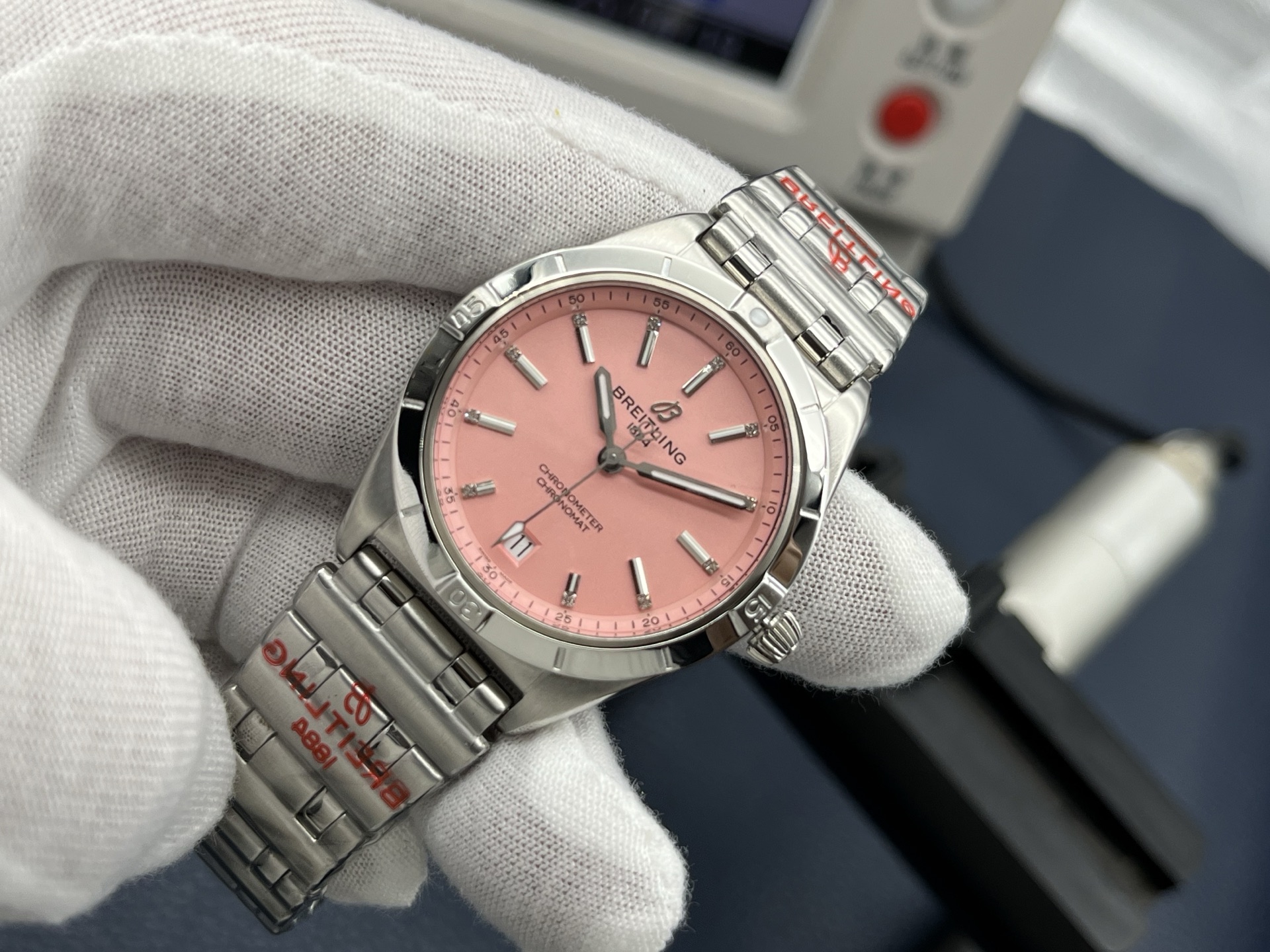 高級時計ブライトリングコピーA10380101L1A1-002 ピンク オートマチック 36mm[1]
