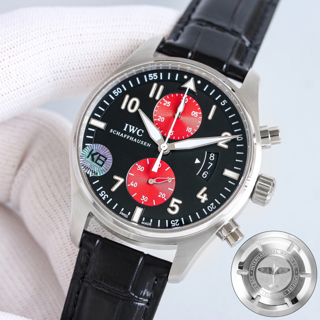 ブランドコピー時計IWC スピットファイア パイロットクロノグラフIW387902A【良い取引】[5]