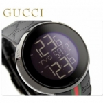 グッチ 時計 コピーメンズ アイグッチ 114 デジタル ブラック ラバーベルト GUCCI YA114207