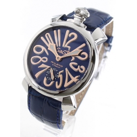 ガガミラノ 腕時計コピーマニュアーレ48mm 手巻き スモールセコンド