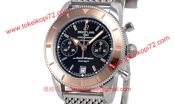 (BREITLING)ブライトリング ブランド コピー 時計スーパー 時計オーシャン ヘリテージ クロノグラフ４４ U237B81OCA