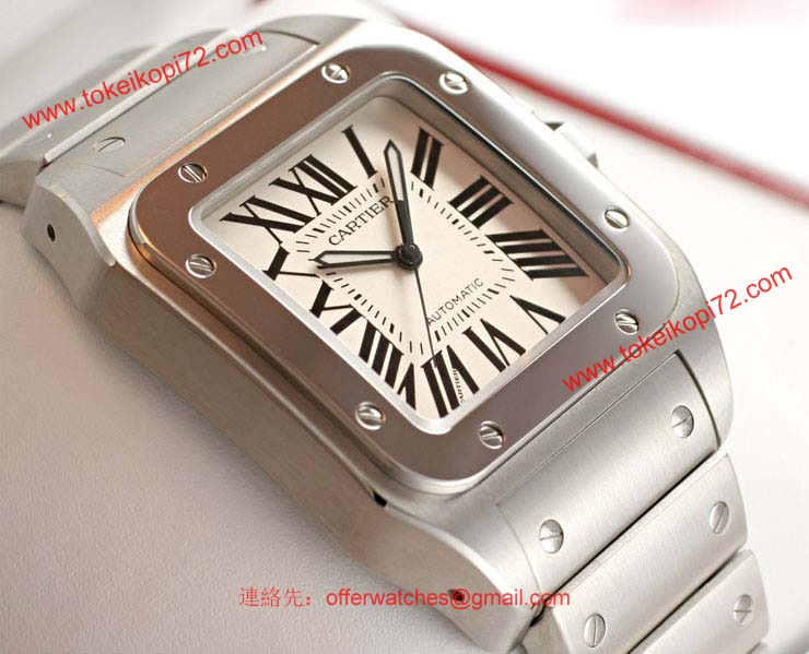 ブランド CARTIERカルティエ 時計コピー サントス100 W200737G