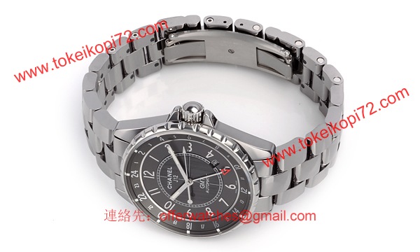 シャネル時計 CHANEL偽物 スーパーコピー J12 チタンセラミック タイプ メンズ クロマティック GMT H3099