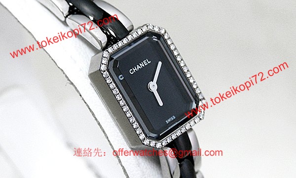 シャネル時計 CHANEL偽物 スーパーコピー プルミエール?セラミック ブラック H2163