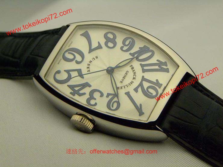 FRANCK MULLER フランクミュラー 時計 偽物 トノウカーベックス サンセット プラチナ 5850SCSUN