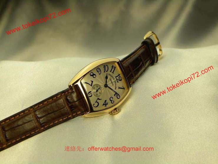 腕時計 コピー FRANCK MULLER フランクミュラー 激安 トノウカーベックス スモールセコンド 7500S6